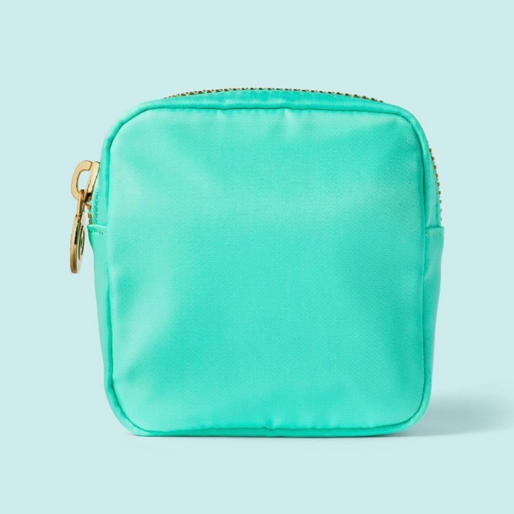 Stoney Clover Lane x Target Mini Square Pouch Blue/Green - Picture 2 of 6